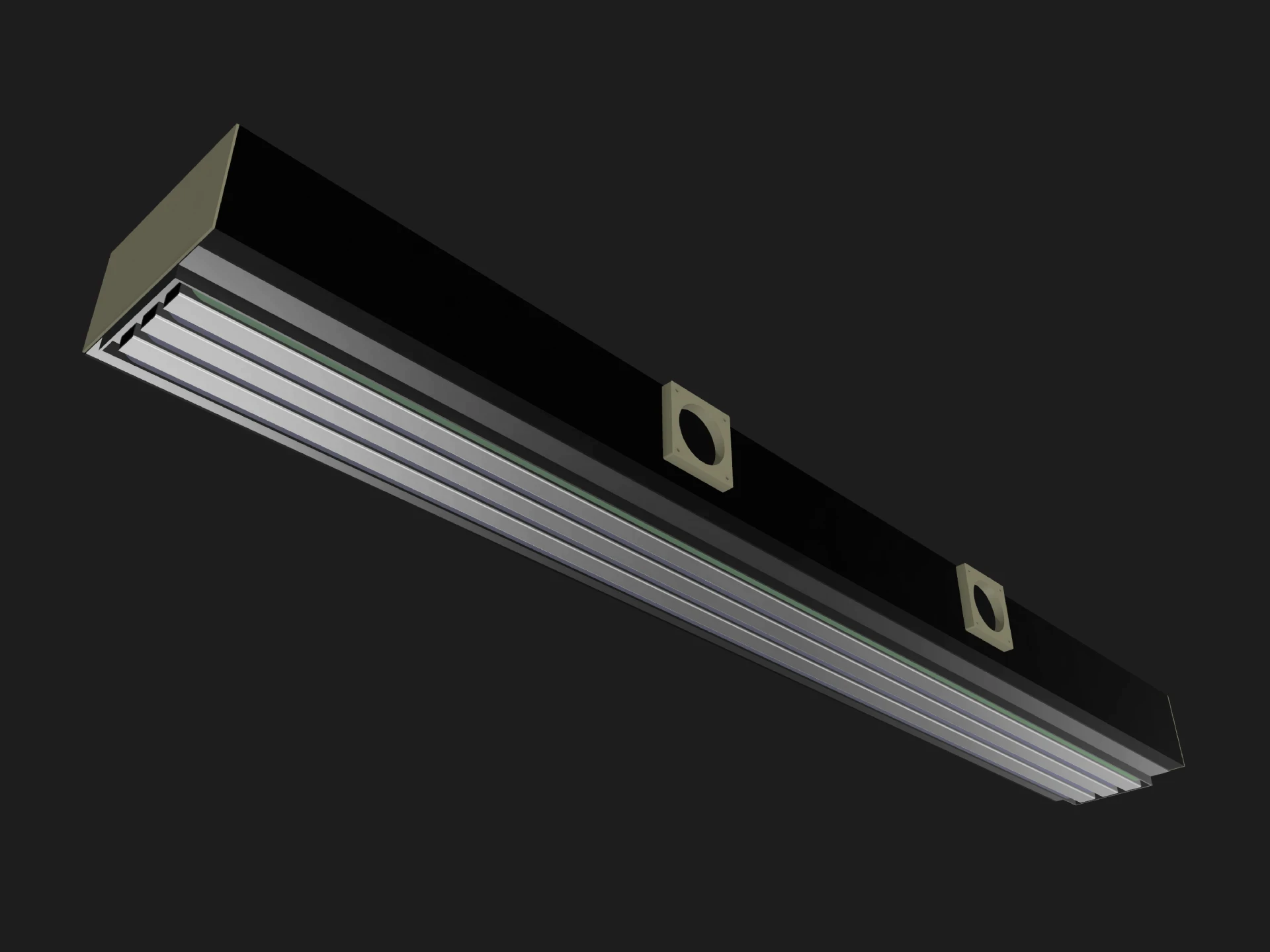 3D-design av ett linjärt luftdon
